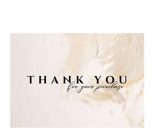 Thank You Cards Option 13 ( 10 Pieces )