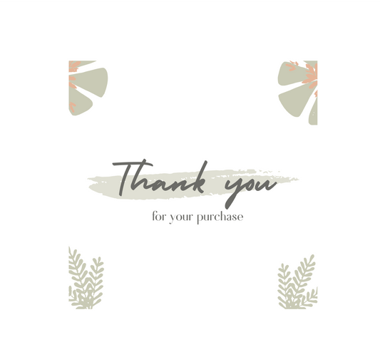 Thank You Cards Option 9 ( 10 Pieces )