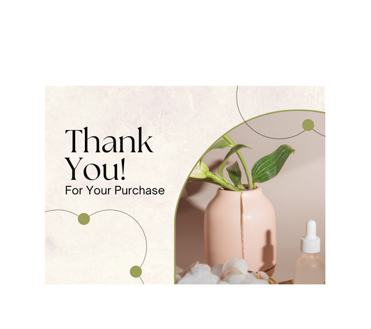 Thank You Cards Option 1 ( 10 Pieces )