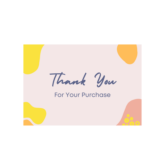 Thank You Cards Option 14 ( 10 Pieces )