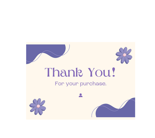 Thank You Cards Option 15 ( 10 Pieces )