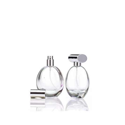 Oval Bottle -55ml Clear