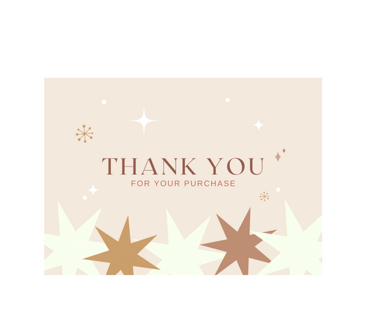 Thank You Cards Option 5 ( 10 Pieces )