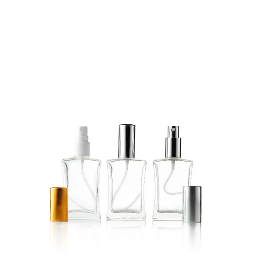 Curved Bottle - 35ml Clear (Screw)