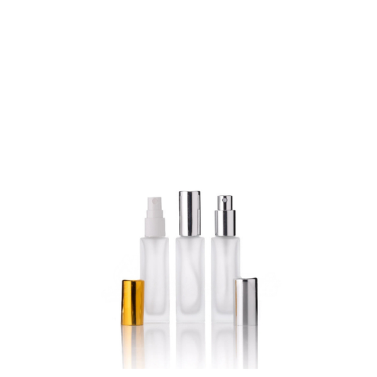 Rectangle Bottle Frosted - 30ml (Screw)