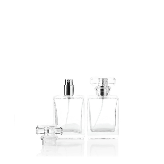 T-shaped Clear Bottle- 50ml (screw)